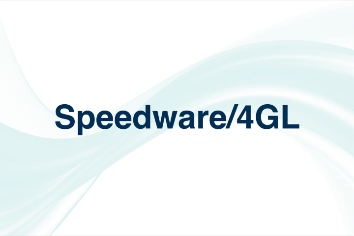 Speedware/4GL V7