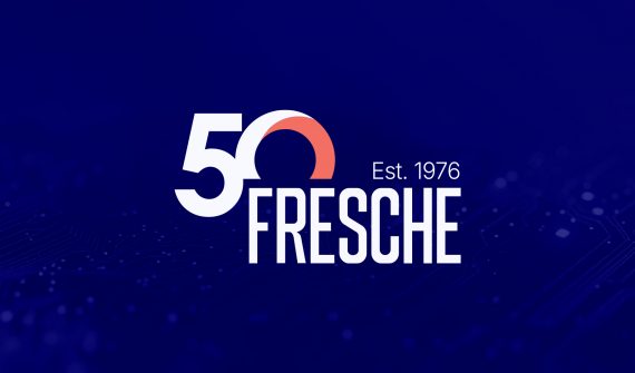 Fresche Solutions 50th anniversary logo, established 1976