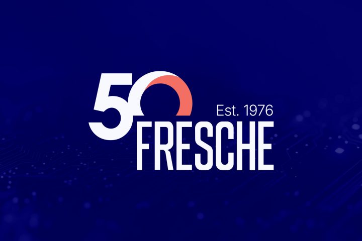 Fresche Solutions 50th anniversary logo, established 1976